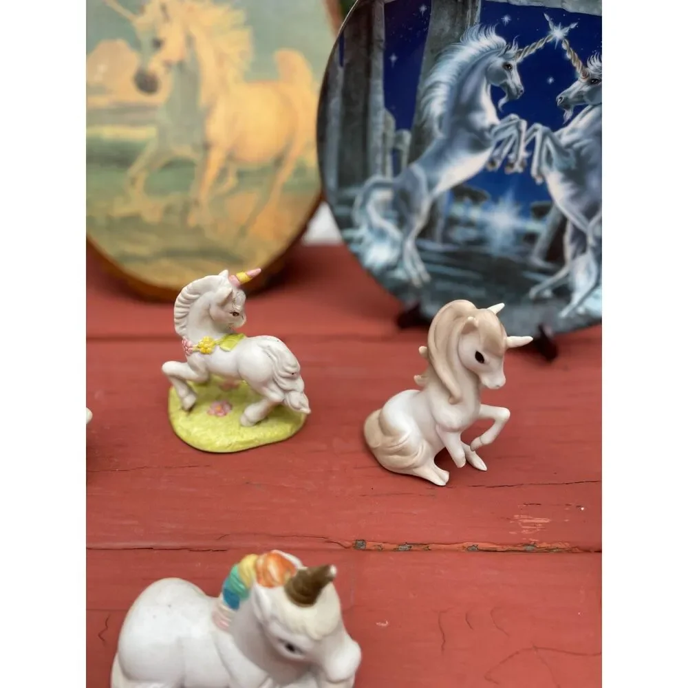 Vintage Unicorn Collection 14 | Fantasy Decor Figurines Clock Art Japan
